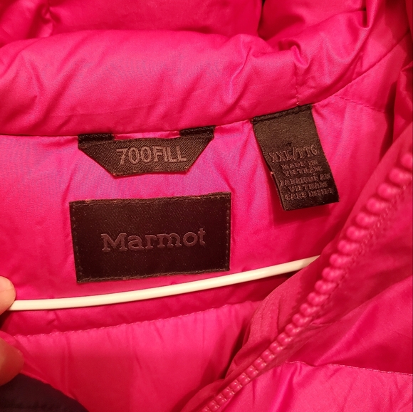 Girls Marmot down filled jacket - Picture 3 of 4